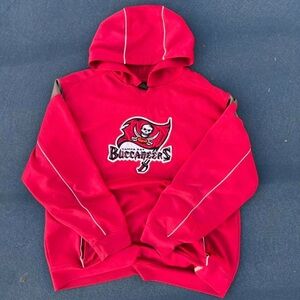 Reebok  Red Tampa Bay Buccaneers Hoodie
